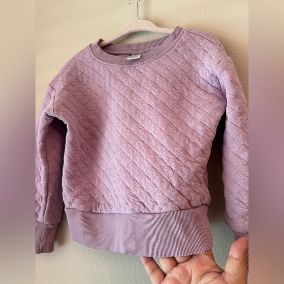 Carter's Light Purple Quilted Girls Sweater - Picture 4 of 6